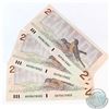Image 1 : 3 x 1986 $2 Notes with Changeover Prefix AUH and Consecutive Serial Numbers. 3pcs