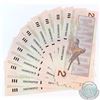 Image 1 : 13 x 1986 $2 Notes with Changeover Prefix CBH and Consecutive Serial Numbers. 13pcs