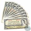 Image 1 : 10 x 1954 Modified Portrait $20 Notes from the Bank of Canada. 10pcs