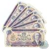Image 1 : 5 X 1971 $10 Notes with Lawson-Bouey Signatures. 5pcs