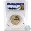 Image 2 : 2017-S Native American Dollar PCGS Certified PR-70 Deep Cameo: Signed by THOMAS CLEVELAND *First Day