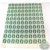 Image 1 : Original Sheet of 100x 1954 Elizabeth II 2-cent Stamps.
