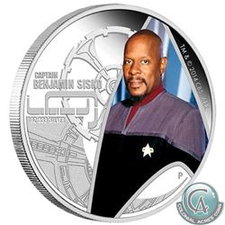 2015 Tuvalu $1 Star Trek: Deep Space Nine - Captain Benjamin Sisko 1oz .999 Fine Silver Proof Coin i