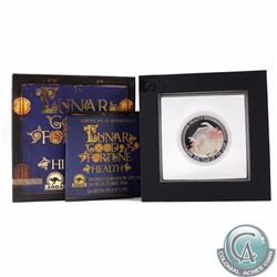 2015 Tuvalu Lunar Good Fortune ANDA Coin Show Special - Year of the Goat Health 1oz .999 Fine Silver