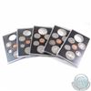 Image 1 : RCM Lot of 1981-1985 Canada Frosted Proof 6-coin Sets - from Double Dollar Sets. You will receive th
