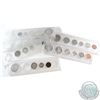 Image 1 : Lot of 6 1919-1973 Canada Coin sets in Snap Lock Cases. You will receive the 1919 5-coin set, 1945 4