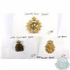 Image 1 : Mixed lot of Badges. You will receive the Laval Contingent CEOC, a cap badge (damaged) and a Canada 