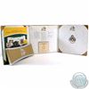 Image 1 : 2001 Canada $15 Year of the Snake Sterling Silver Coin and Stamp Set (Folder lightly worn, capsule i