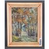 Image 2 : Canadian Oil Painting of Landscape on Panel Framed