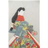 Image 4 : Japanese Embroidery of Lady in Kimono Framed