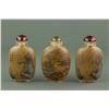 Image 1 : 3 Pc Chinese Reverse Painted Peking Snuff Bottles
