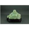Image 1 : Qing Period Fine Green Jadeite Laughing Buddha