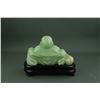 Image 4 : Qing Period Fine Green Jadeite Laughing Buddha