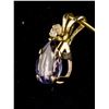 Image 3 : 10k Gold Iolite Drop Pendant Retail $120