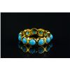Image 1 : Gold Plated Sterling Silver Turquoise Ring R$250