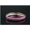 Image 1 : 16.83ct Ruby Sterling Silver Bracelet CRV $1999
