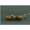 Image 3 : Pair of Chinese Bronze Small Teapots w/ Covers
