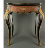 Image 1 : Ornate European Bronze and Boulle Ebonized Table