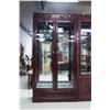 Image 1 : Chinese Two-Door Curio Cabinet with Lighting