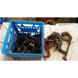 Assorted Metal Clamps (Adjustable Vise Clamps, Etc.)