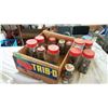 Image 1 : Wooden Trib-O Crate Full Of Jars Of Hardware