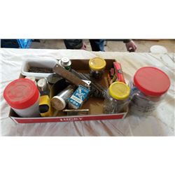 Lot Of Misc. Hardware (Nails, Drill Bits, Etc.)