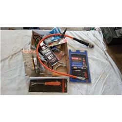 Lot Of Hardware (Drill & Drive Set, Cable Extensions, & Misc.)