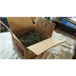 50LB Box Of 3 1/2” Nails (Coated) (Partial)