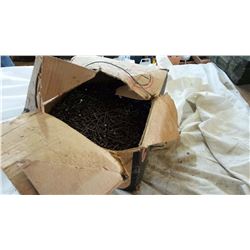 50LB Box Of 1 1/2” Ring Nails (Partial)
