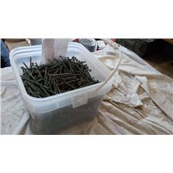 Container Of Deck Screws (10”x3 1/2”)