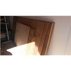 3 Sheets Of 3/8” Plywood (8’x4’, Misc Pieces)