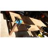Image 2 : Work Bench 8’x26”, With 2 Vices And Wheels