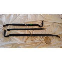Set Of Crowbars/Prybars (3)