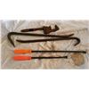 Image 2 : Lot Of Misc. Tools (Crowbars, Pipe Wrench, Screwdrivers)