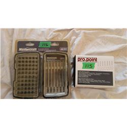 66-Piece Screwdriver Set & 7-Piece Power Fastener Extractor Set