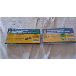Power Fist 150-Piece Wing Nut Set & Power Fist 71 Piece Universal Clevis Pin Set (New)