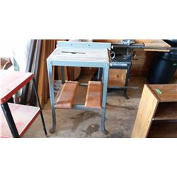 Metal Stands (2) & Bookshelf