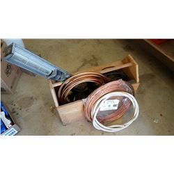 Copper Tubing In Wooden Tool Box