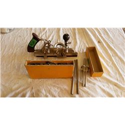 Stanley #45 Plane (Sweetheart) With Cutting Blades & Gauge