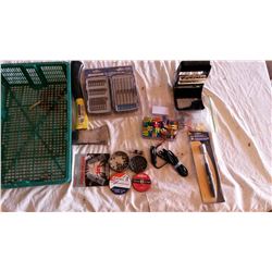 Telescopic Magnet Tool, Fuses, Drill Bits, Screw Driver Bit Set