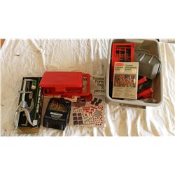 Power Fist Brad Driver, Storage Trays, 30-Piece Screwdriver Bit Set, Drill Bits