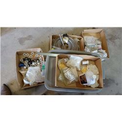 Tub With Misc. Items