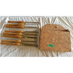 Lathe Wood Chisels With Holders