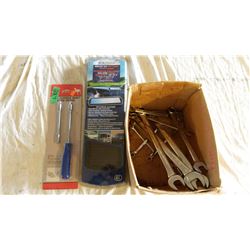 Solar 12-Volt Battery Maintainer, 2-Piece Flexible Shift Hand Driver, Assorted Wrenches