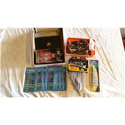 12-Piece Dual Purpose Wrench Set, Jigsaw Blades, Sockets, Pins