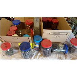 Boxes Of Misc. Screws, Nails, Bolts & Copper Fittings