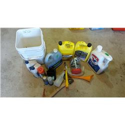 50/50 Mixed Antifreeze Jugs (2), Jug Of Opti-2, 2-Cycle Engine Oil