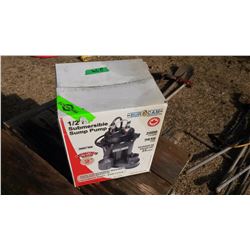 1/2 HP Submersible Sump Pump In Box