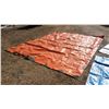 Image 1 : Tarps (3) (1 Orange, 1 Blue, 1 Gray)