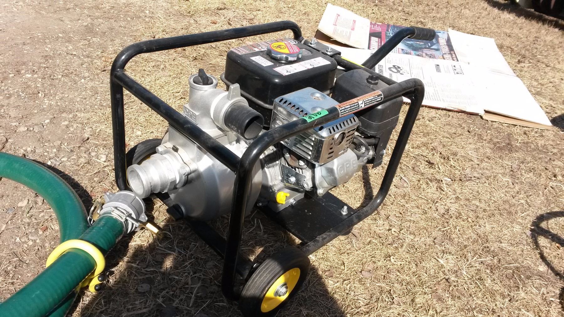 118 CC Champion 2” Semi trash Pump With Hose Bodnarus Auctioneering